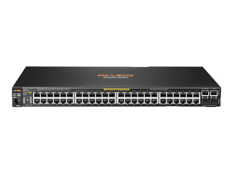 HP 2530-48-POE+ Switch 48x100Base-TX(PoE+) 2x1000Base-T 2xSFP - x 10/100 + 2 x Kombi-Gigabit-SFP + 2 x 10/100/1000 - Desktop - an Rack montierbar - wandmontierbar - PoE+ HP 2530-48-POE+ Switch 48x100Base-TX(PoE+) 2x1000Base-T 2xSFP - x 10/100 + 2 x Kombi-Gigabit-SFP + 2 x 10/100/1000 - Desktop - an Rack montierbar - wandmontierbar - PoE+