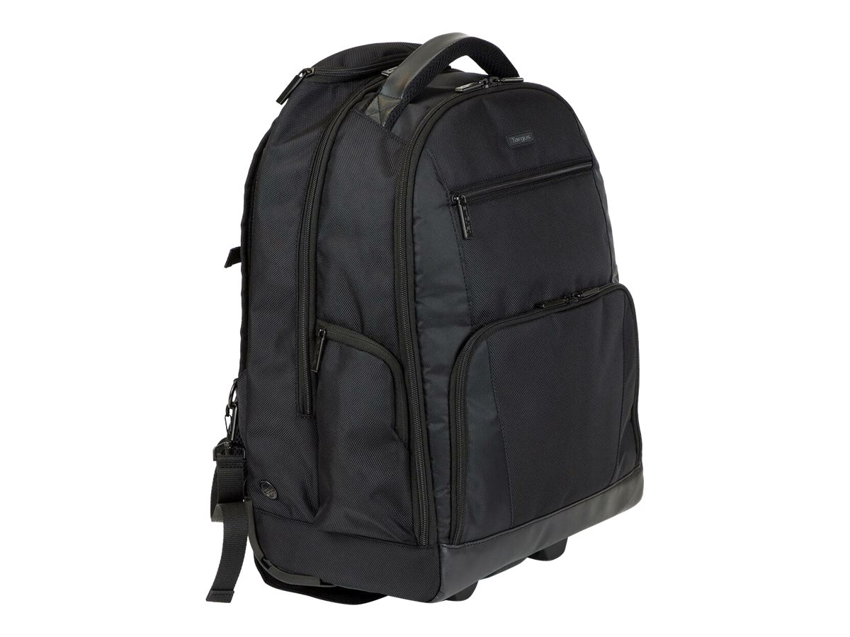 Notebookrucksack mit Rollen sw - 15" - 15.6" - Schwarz
