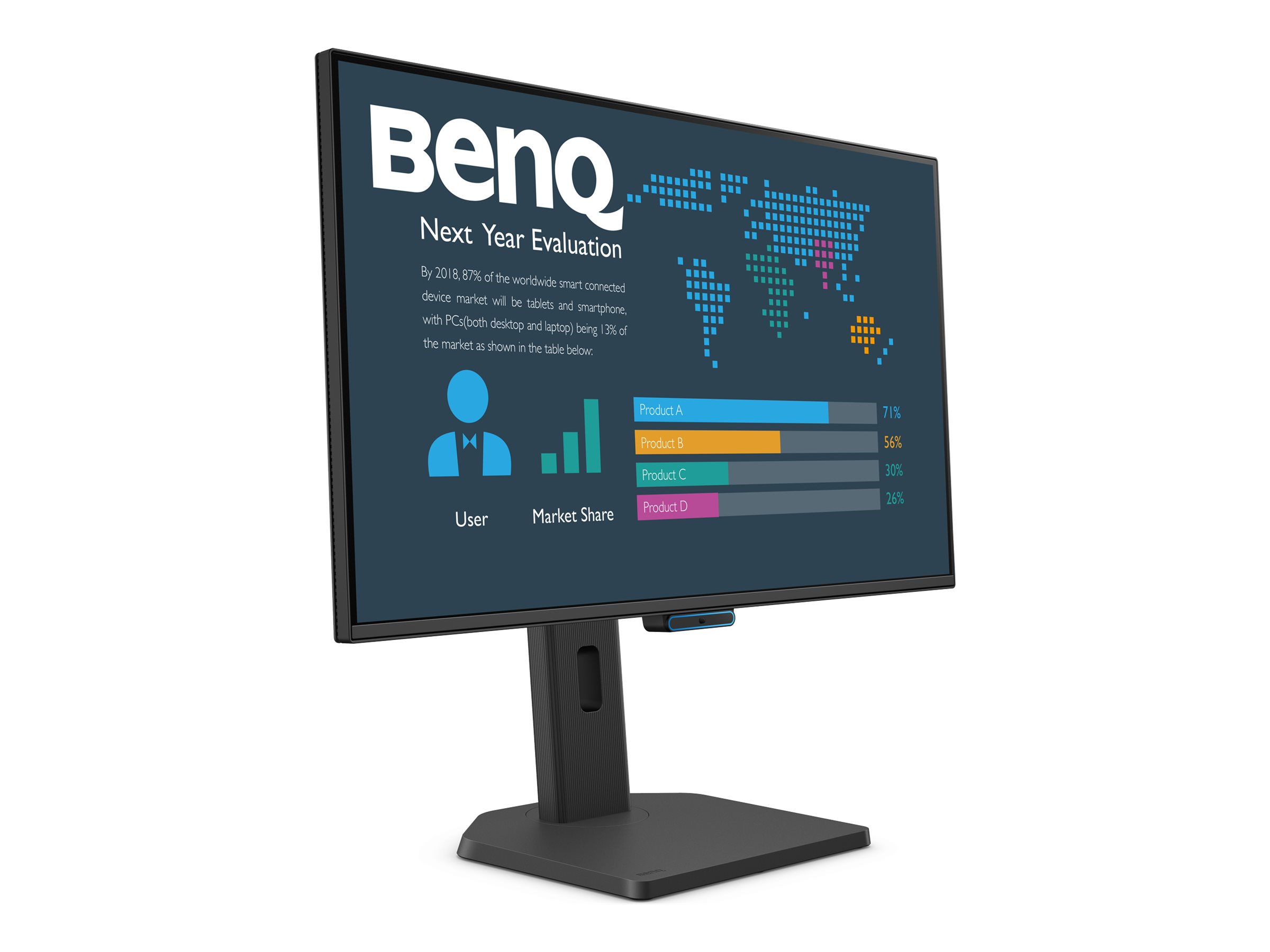 BenQ BL2790TC - LED-Monitor - 68.6 cm (27") - @ 144 Hz - IPS - 300 cd/m² - 1500:1 - 5 ms - HDMI - DisplayPort - USB-C - Lautsprecher BenQ BL2790TC - LED-Monitor - 68.6 cm (27") - @ 144 Hz - IPS - 300 cd/m² - 1500:1 - 5 ms - HDMI - DisplayPort - USB-C - Lautsprecher
