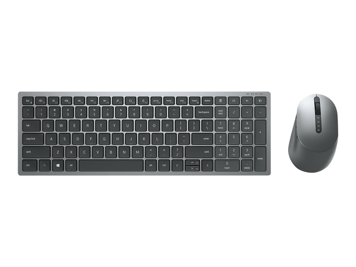 Dell Multi-Device KM7120W - Tastatur-und-Maus-Set - Bluetooth - 2.4 GHz - Deutsch - für Latitude 3420 - 5421 - 5521; OptiPlex 3080 - 5080 - 70XX; Precision 3640 - 7550; XPS 15 9510 Dell Multi-Device KM7120W - Tastatur-und-Maus-Set - Bluetooth - 2.4 GHz - Deutsch - für Latitude 3420 - 5421 - 5521; OptiPlex 3080 - 5080 - 70XX; Precision 3640 - 7550; XPS 15 9510