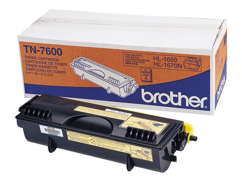 Brother TN7600 - Schwarz - Original - Tonerpatrone - für Brother DCP-8020 - 8025 - HL-1650 - 1670 - 1850 - 1870 - 5030 - 5040 - 5050 - 5070 - MFC-8420 - 8820