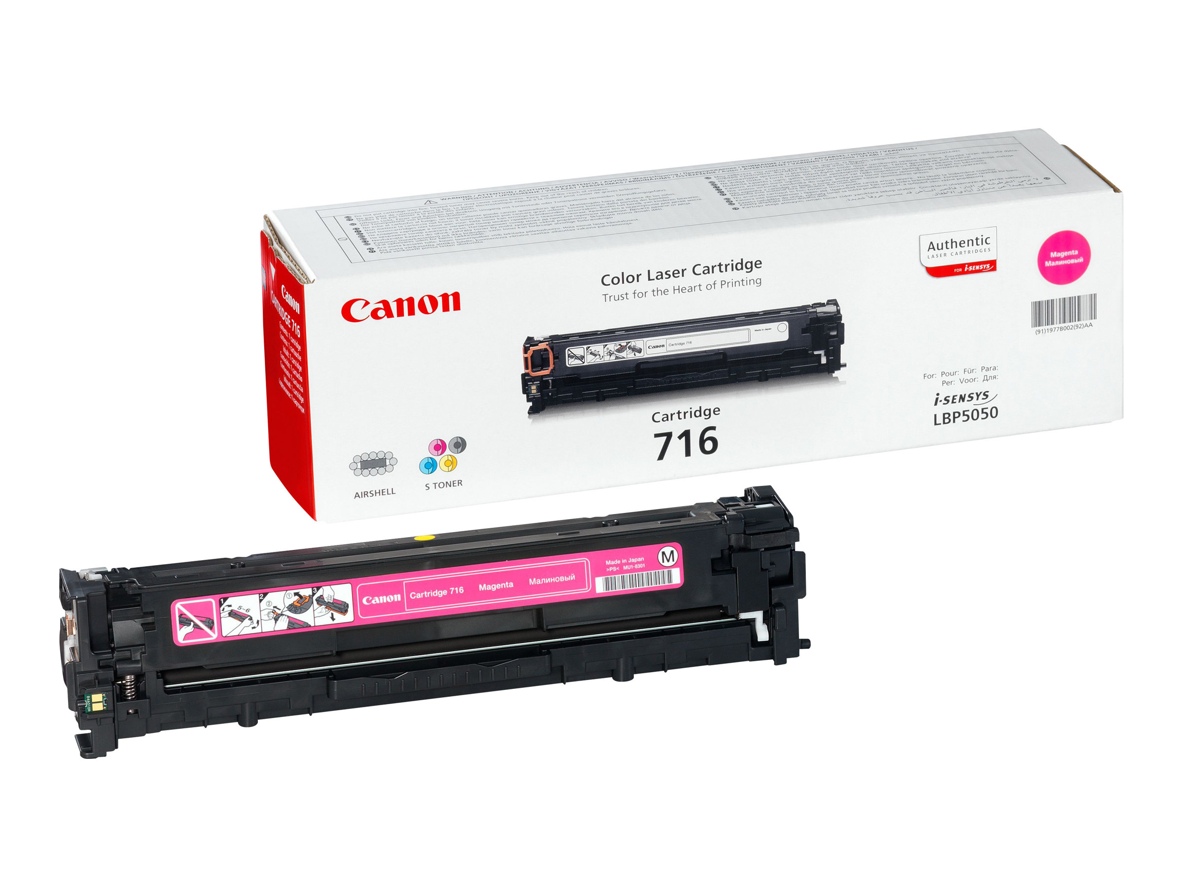 Toner 716 magenta - für i-SENSYS LBP5050 - LBP5050N - MF8030CN - MF8040Cn - MF8050CN - MF8080Cw