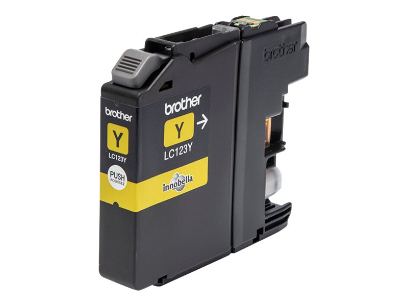 Brother LC123Y - Hohe Ergiebigkeit - Gelb - Original - Tintenpatrone - für Brother DCP-J100 - J105 - J132 - J152 - J552 - J752 - MFC-J245 - J470 - J650 - J6520 - J6720 - J6920