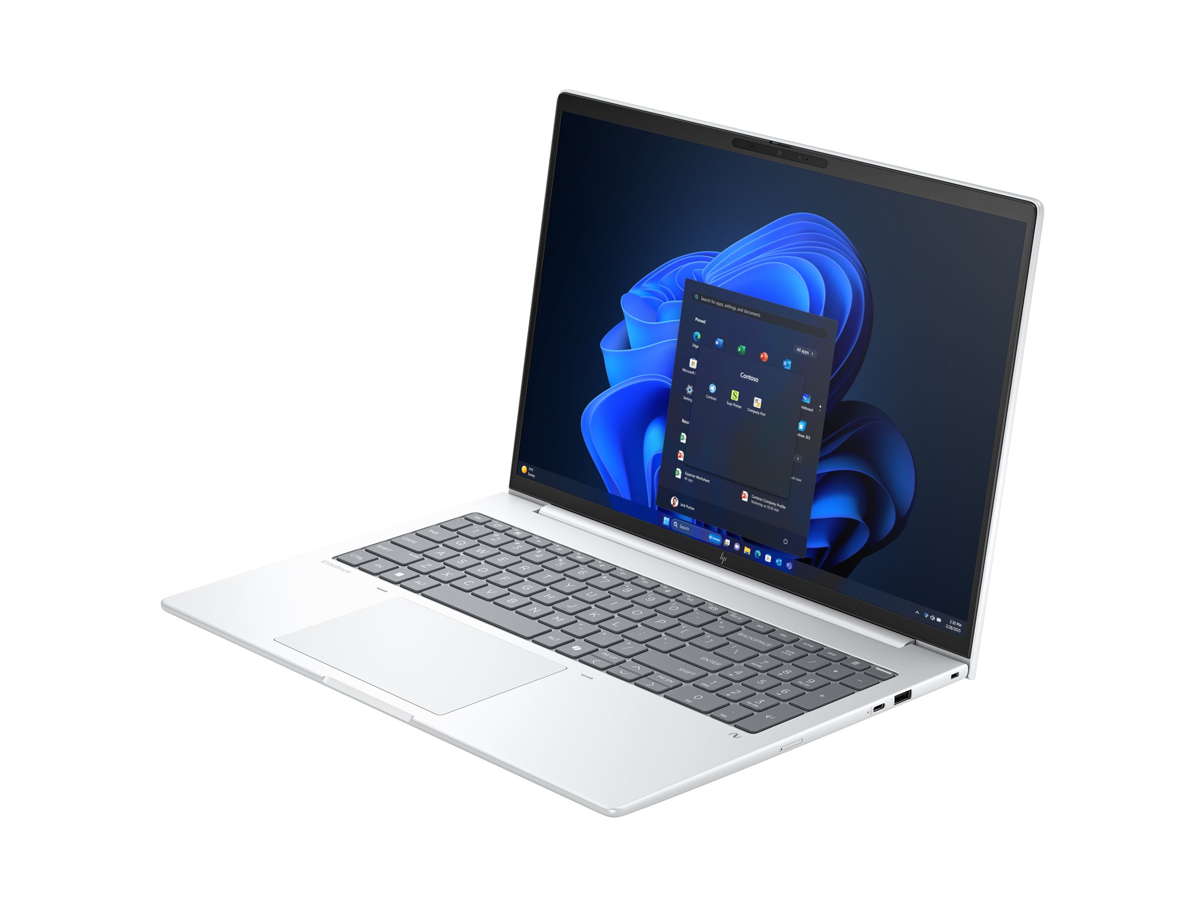 HP EliteBook 8 G1i Notebook AI - Intel Core Ultra - IPS 1920 x 1200 - Wi-Fi 7 - Bluetooth - Gletscher Silber Aluminium - kbd: Deutsch HP EliteBook 8 G1i Notebook AI - Intel Core Ultra - IPS 1920 x 1200 - Wi-Fi 7 - Bluetooth - Gletscher Silber Aluminium - kbd: Deutsch