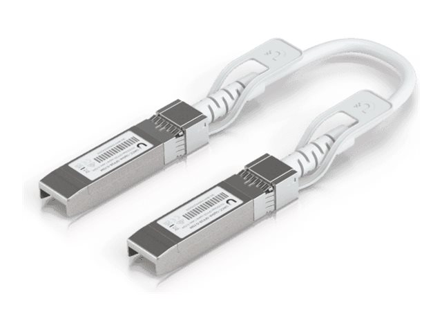Ubiquiti UniFi - 25GBase Direktanschlusskabel - - zu SFP28 (M) - 15 cm - 4.5 mm - weiß