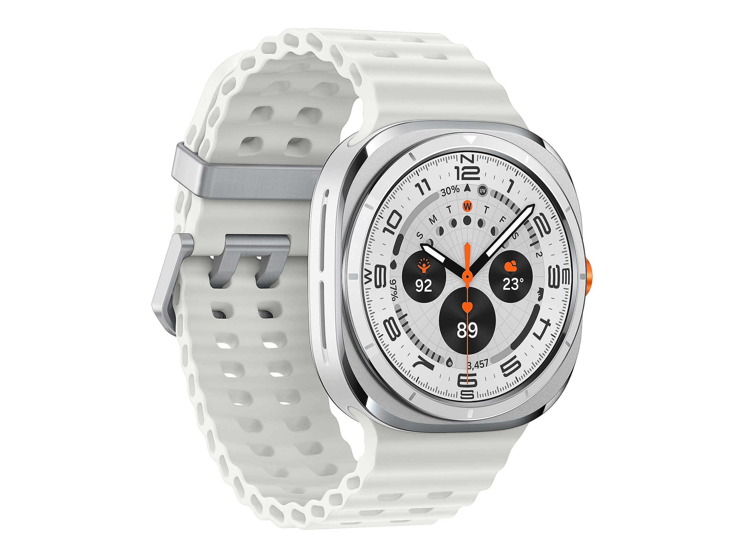 Samsung Galaxy Watch Ultra - 47 mm - Titanweiß - - 64 GB - LTE - NFC - Bluetooth - Wi-Fi - 4G - 60.5 g