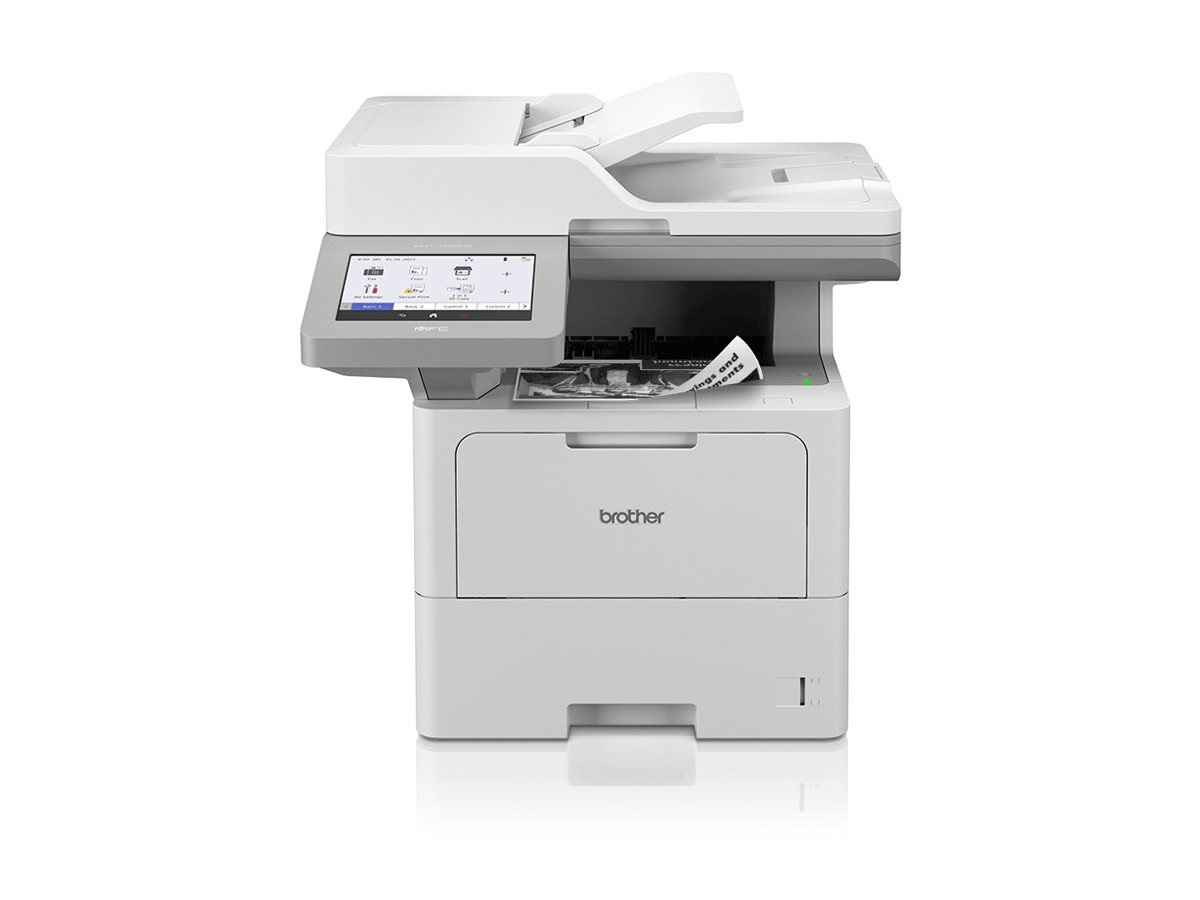 Brother MFC-L6910DN - Multifunktionsdrucker - s/w - bis zu 50 Seiten/Min. (Kopieren) - bis zu 50 Seiten/Min. (Drucken) - 520 Blatt - 33.6 Kbps - USB 2.0 - Gigabit LAN - Wi-Fi(n) - NFC - USB 2.0-Host