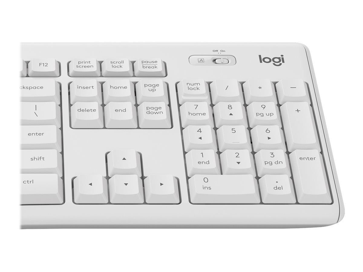 MK295 Silent - Tastatur-und-Maus-Set - kabellos - 2.4 GHz - QWERTZ - Deutsch - Off White MK295 Silent - Tastatur-und-Maus-Set - kabellos - 2.4 GHz - QWERTZ - Deutsch - Off White