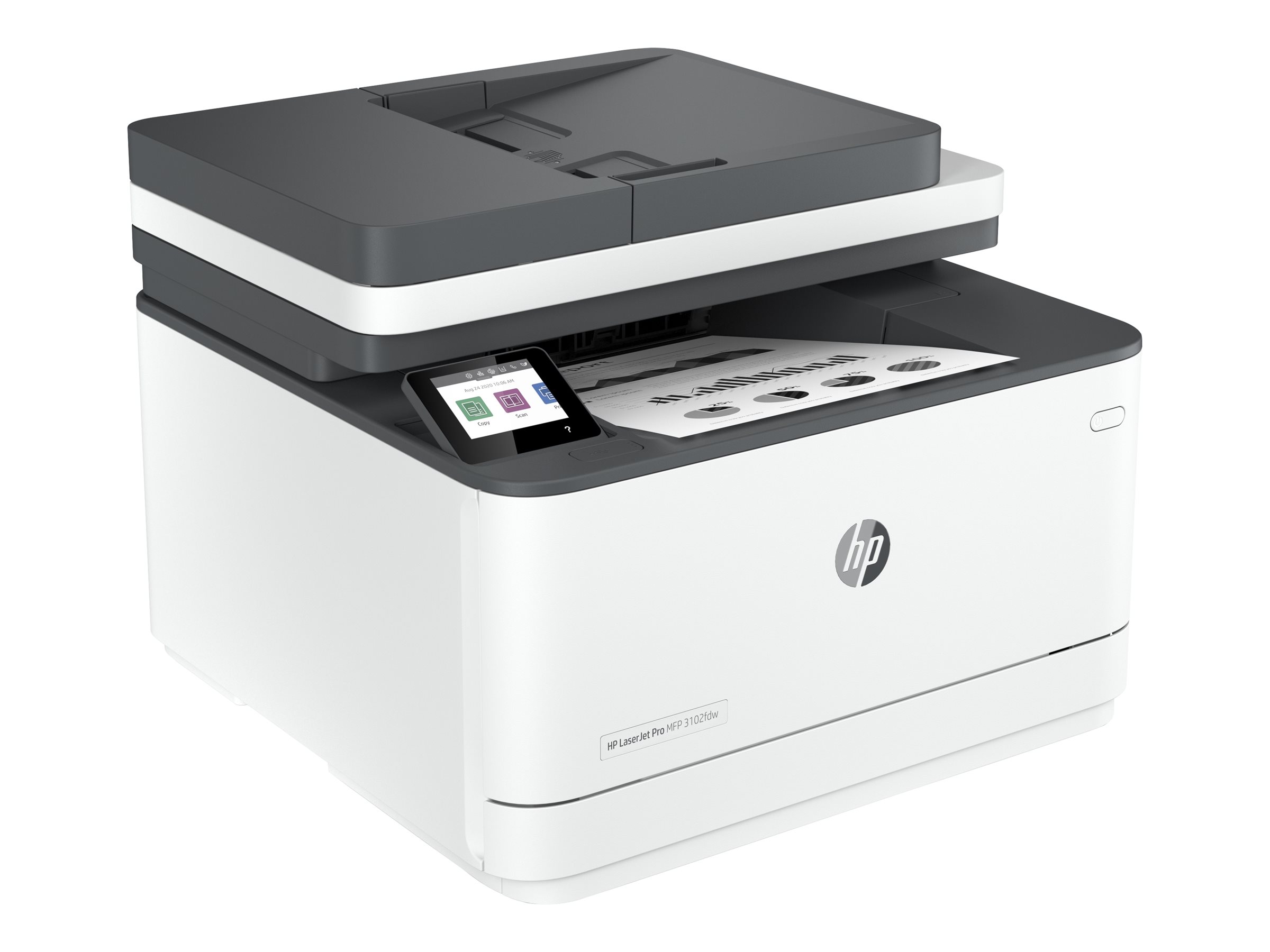 HP LaserJet Pro MFP 3102fdw - - (Original) - A4/Legal (Medien) - 250 Blatt - 33.6 Kbps - USB 2.0 - LAN - Wi-Fi(n) - Bluetooth