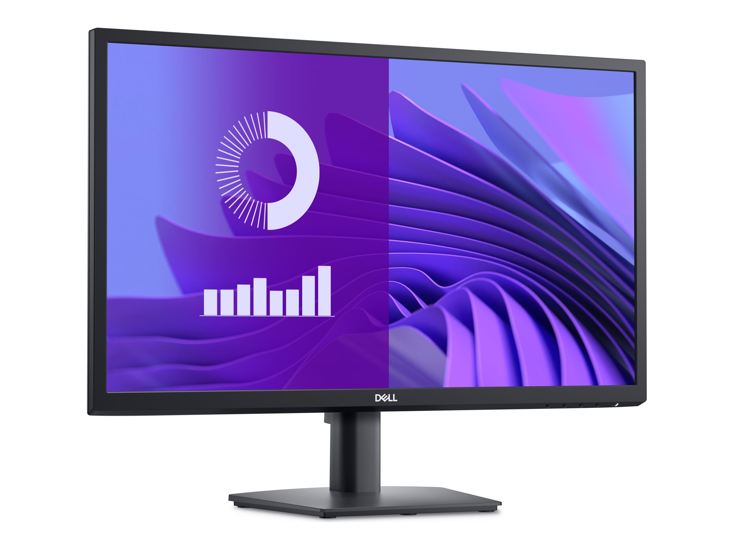 Dell E2425H - LED-Monitor - 61 cm (24") (23.81" - 1920 x 1080 Full HD (1080p) @ 75 Hz - VA - 250 cd/m² - 3000:1 - 5 ms - VGA - DisplayPort - BTO - mit 3 Jahre erweiterter Austauschservice und beschränkte Hardware-Garantie