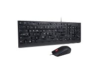 Lenovo Essential Wired Combo - Tastatur-und-Maus-Set - USB - Deutsch - für ThinkCentre M75q Gen 2; M80; ThinkPad P14s Gen 2; T15 Gen 2; X1 Yoga Gen 6; X13 Gen 2