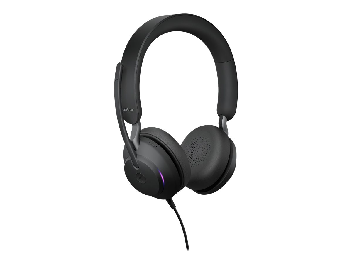 Jabra Evolve2 40 SE MS Stereo - Headset - On-Ear - kabelgebunden - USB-A - Geräuschisolierung - Zertifiziert für Microsoft Teams