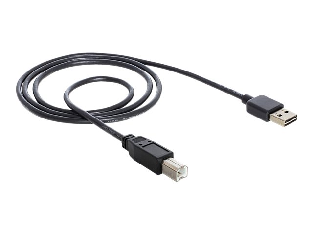 Kabel EASY USB 2.0 2,0m schwarz - zu USB (M) - 2 m - Schwarz