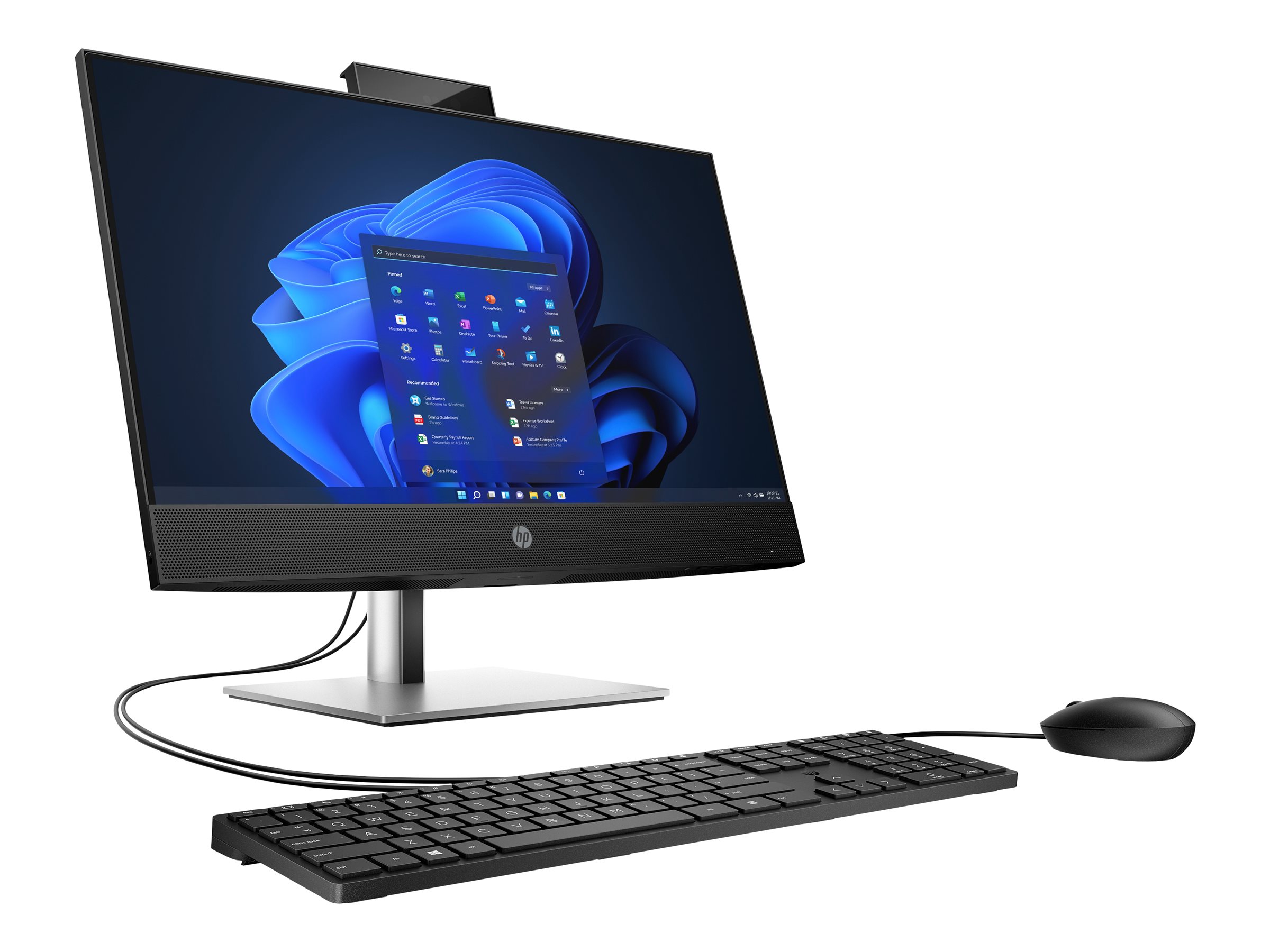 HP ProOne 440 G9 - All-in-One (Komplettlösung) - - Bluetooth 5.3 - Win 11 Pro - Monitor: LED 60.5 cm (23.8") 1920 x 1080 (Full HD) @ 60 Hz - Tastatur: Deutsch - Smart Buy - mit HP Wolf Pro Security Edition (1 Jahr)