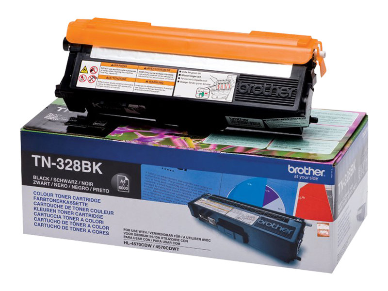 Brother TN328BK - Schwarz - Original - Tonerpatrone - für Brother DCP-9270CDN - HL-4570CDW - HL-4570CDWT - MFC-9970CDW