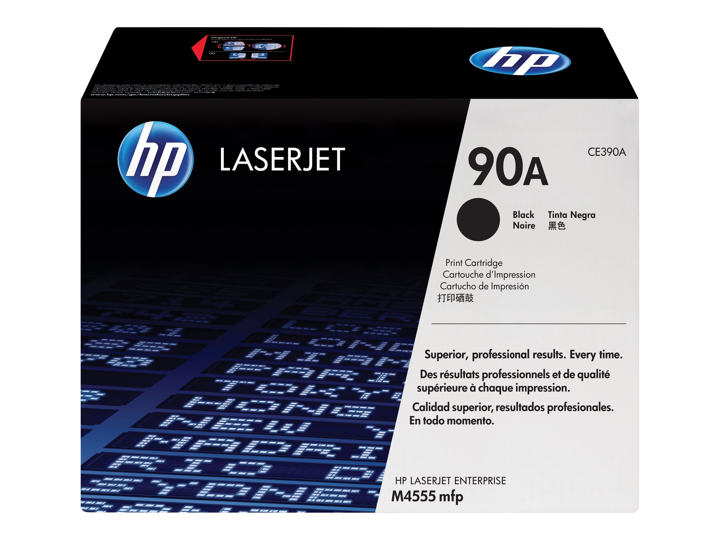 HP Toner 90A schwarz für LaserJet ENT M4555 MFP Series 10.000 Seiten - für LaserJet Enterprise 600 M602dn - 600 M602m - 600 M602n - 600 M602x - M4555 MFP - M603xh HP Toner 90A schwarz für LaserJet ENT M4555 MFP Series 10.000 Seiten - für LaserJet Enterprise 600 M602dn - 600 M602m - 600 M602n - 600 M602x - M4555 MFP - M603xh