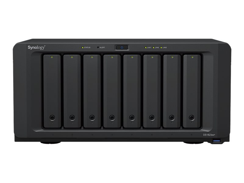 Synology Synology DiskStation DS1823XS+ - 8 Schächte - SATA 6Gb/s - RAID RAID F1 - JBOD - RAID 0 - 1 - 5 - 6 - 10 - RAM 8 GB - Gigabit Ethernet / 10 Gigabit Ethernet - iSCSI Support Synology Synology DiskStation DS1823XS+ - 8 Schächte - SATA 6Gb/s - RAID RAID F1 - JBOD - RAID 0 - 1 - 5 - 6 - 10 - RAM 8 GB - Gigabit Ethernet / 10 Gigabit Ethernet - iSCSI Support