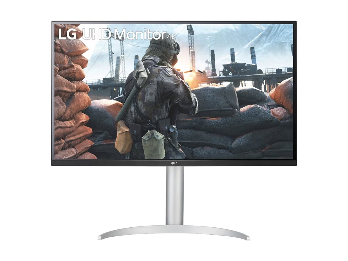 LG 27BP55U-B - LED-Monitor - 68.6 cm (27") - 3840 - IPS - 300 cd/m² - 1000:1 - HDR10 - 5 ms - 2xHDMI - DisplayPort - USB-C - pearl - Black Texture - weiße Textur