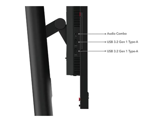 Lenovo ThinkVision T24mv-30 - LED-Monitor - 61 cm (24") - (23.8" sichtbar) - 1920 x 1080 Full HD (1080p) - IPS - 250 cd/m² - 1000:1 - 4 ms - HDMI - DisplayPort - USB-C - Lautsprecher - Raven Black - Campus Lenovo ThinkVision T24mv-30 - LED-Monitor - 61 cm (24") - (23.8" sichtbar) - 1920 x 1080 Full HD (1080p) - IPS - 250 cd/m² - 1000:1 - 4 ms - HDMI - DisplayPort - USB-C - Lautsprecher - Raven Black - Campus