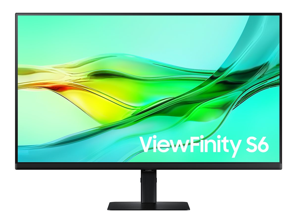 Samsung ViewFinity S6 S32D604UAU - S60UD Series - - (31.5" sichtbar) - 2560 x 1440 QHD @ 100 Hz - IPS - 350 cd/m² - 1000:1 - HDR10 - 5 ms - HDMI - 2xDisplayPort - USB-C - Schwarz