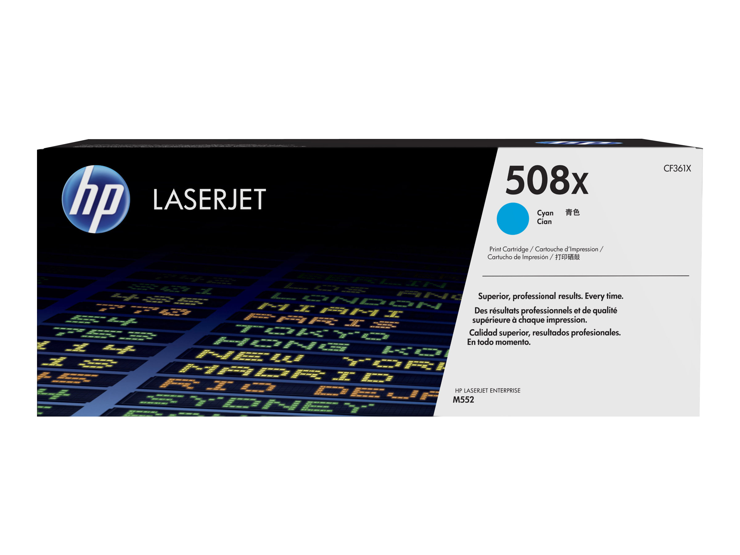 HP Toner 508X Cyan High Yield f. LaserJet mit JetIntelligence - für Color LaserJet Enterprise MFP M577; LaserJet Enterprise Flow MFP M577 HP Toner 508X Cyan High Yield f. LaserJet mit JetIntelligence - für Color LaserJet Enterprise MFP M577; LaserJet Enterprise Flow MFP M577