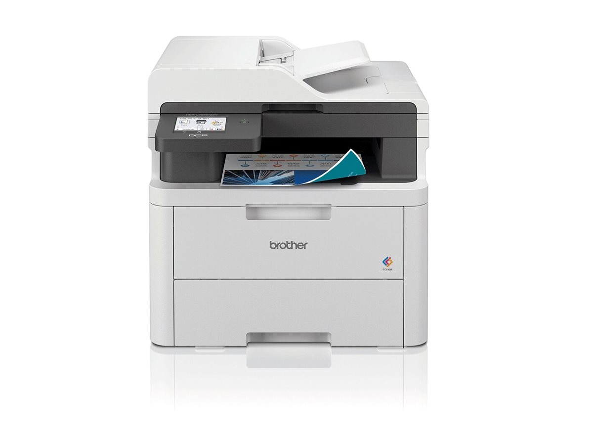 Brother DCP-L3555CDW - Multifunktionsdrucker -Farbe - LED - A4/Legal (Medien) - bis zu 26 Seiten/Min. (Kopieren) - bis zu 26 Seiten/Min. (Drucken) - 250 Blatt - USB 2.0 - Wi-Fi(n) - Gigabit LAN