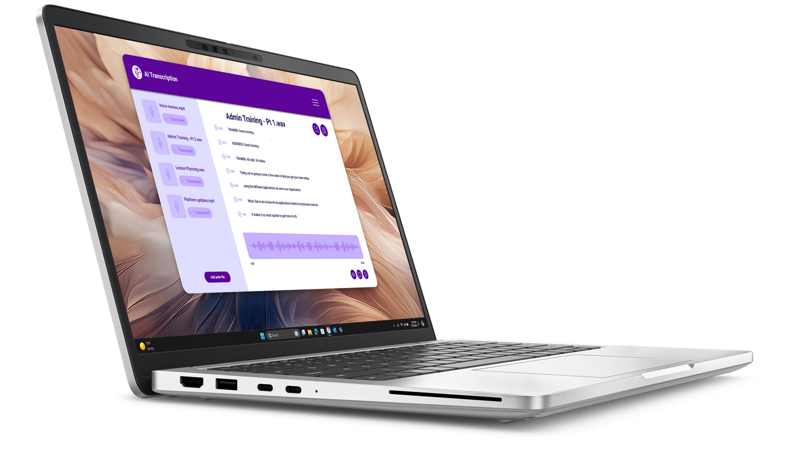 Dell Pro 13 Plus 2-in-1 Notebook 33,8cm (13,3") Touch FHD 16/256GB Radeon 740M WiFi 7 BT Win11 5JPS