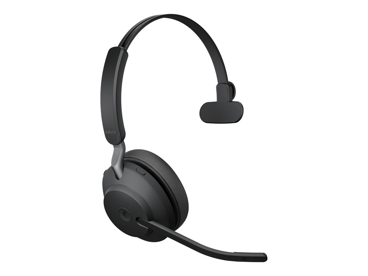 Jabra Evolve2 65 MS Mono Headset On-Ear konvertierbar - Bluetooth - kabellos - USB-C - Geräuschisolierung - Schwarz - Zertifiziert für Microsoft Teams Jabra Evolve2 65 MS Mono Headset On-Ear konvertierbar - Bluetooth - kabellos - USB-C - Geräuschisolierung - Schwarz - Zertifiziert für Microsoft Teams