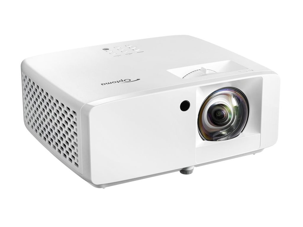 Optoma ZH350ST - DLP-Projektor - Laser - tragbar - 3D - 3500 lm - Full HD (1920 x 1080) - 16:9 - 1080p - Short-Throw Fixed-Objektiv Optoma ZH350ST - DLP-Projektor - Laser - tragbar - 3D - 3500 lm - Full HD (1920 x 1080) - 16:9 - 1080p - Short-Throw Fixed-Objektiv