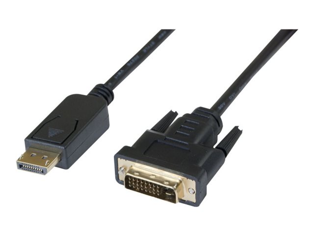 Tecline exertis Connect - Adapterkabel - DisplayPort (M) - zu DVI-D (M) - DisplayPort 1.1 - 3 m - Schwarz Tecline exertis Connect - Adapterkabel - DisplayPort (M) - zu DVI-D (M) - DisplayPort 1.1 - 3 m - Schwarz