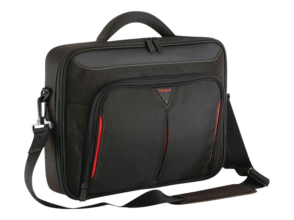 Notebooktasche CN414 Classic+ Clamshell Polyester schwarz für Notebooks bis 35,8 - Schwarz - Rot Notebooktasche CN414 Classic+ Clamshell Polyester schwarz für Notebooks bis 35,8 - Schwarz - Rot