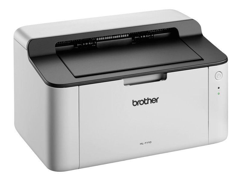 Brother HL-1110 - Drucker - s/w - Laser - A4/Legal - 2400 x 600 dpi - bis zu 20 Seiten/Min. - Kapazität: 150 Blätter - USB 2.0