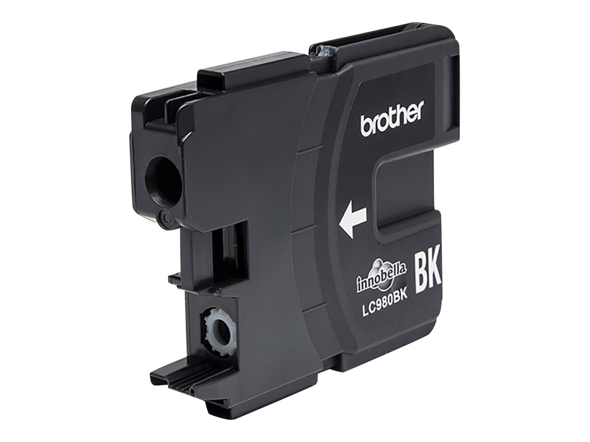 Brother LC980BK - Schwarz - Original - Tintenpatrone - für Brother DCP-145 - 163 - 167 - 193 - 195 - 197 - 365 - 373 - 375 - 377 - MFC-250 - 255 - 290 - 295 - 297