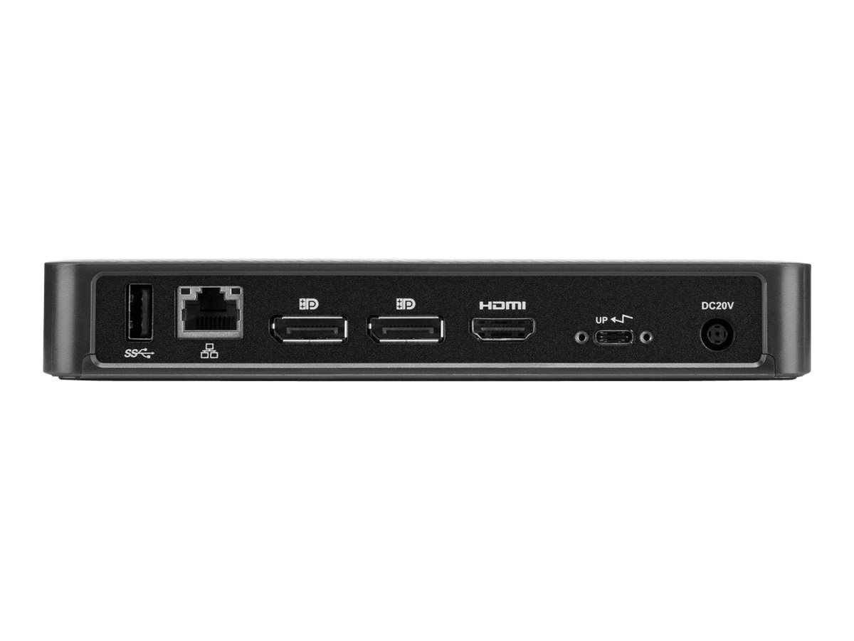 Targus Dockingstation, Kabelgebunden, Schwarz, - HDMI - 2 x DP - 1GbE - Europa Targus Dockingstation, Kabelgebunden, Schwarz, - HDMI - 2 x DP - 1GbE - Europa