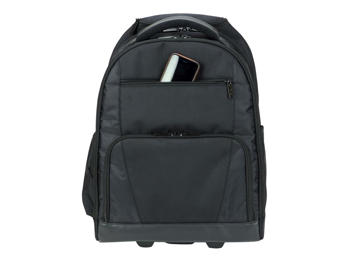 Notebookrucksack mit Rollen sw - 15" - 15.6" - Schwarz