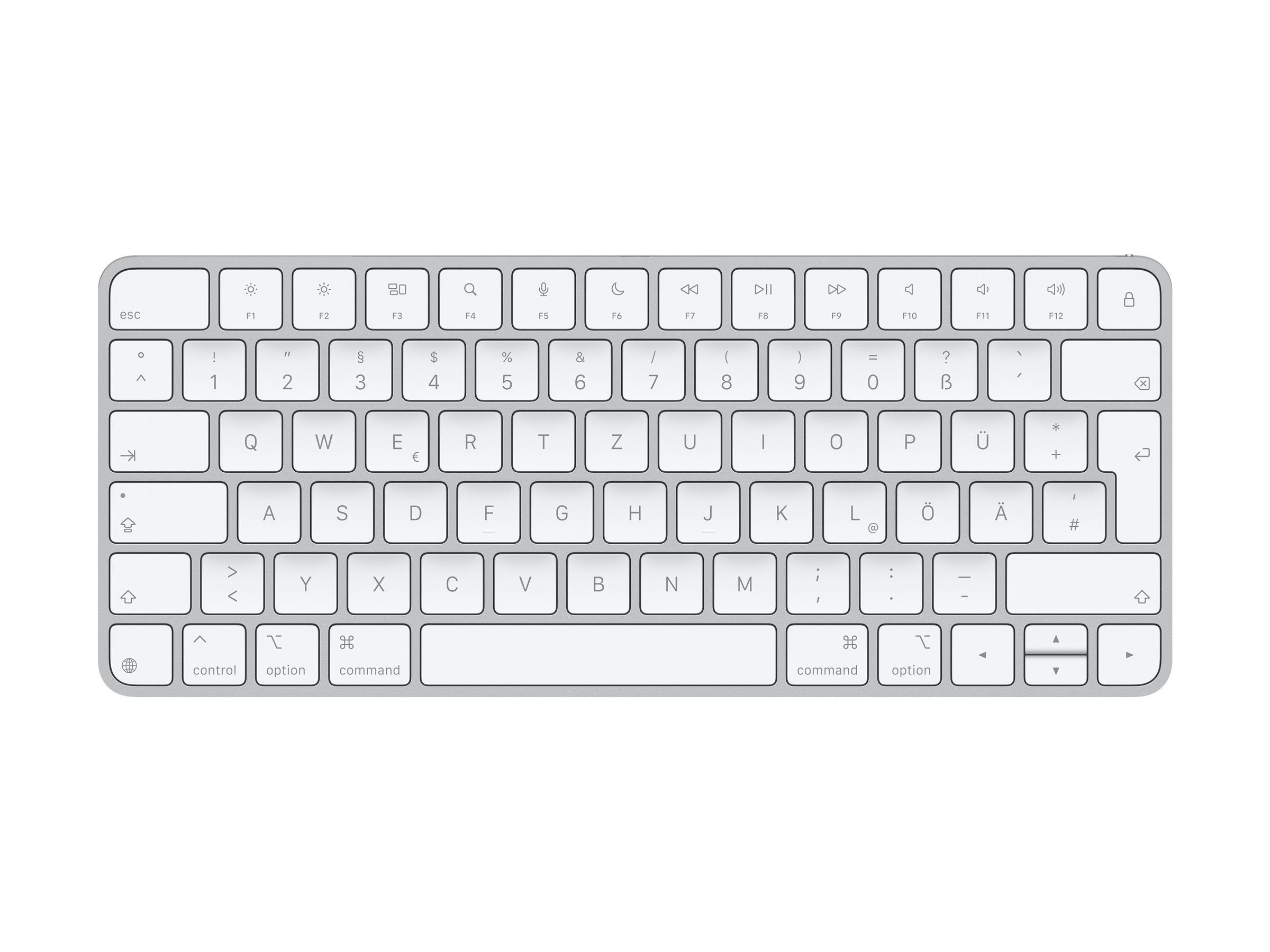 Apple Magic Keyboard - Tastatur - USB-C - kabellos - Bluetooth - QWERTZ - Deutsch