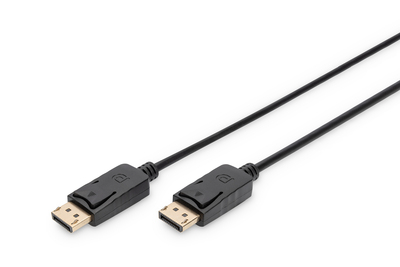 DIGITUS DisplayPort (M) zu DisplayPort (M) 2 m Anschlusskabel - zu DisplayPort (M) - 2 m - Schwarz DIGITUS DisplayPort (M) zu DisplayPort (M) 2 m Anschlusskabel - zu DisplayPort (M) - 2 m - Schwarz