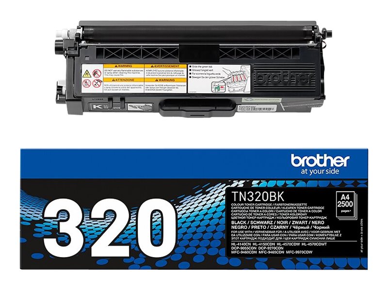Brother TN320BK - Schwarz - Original - Tonerpatrone - für Brother DCP-9055 - DCP-9270 - HL-4140 - HL-4150 - HL-4570 - MFC-9460 - MFC-9465 - MFC-9970
