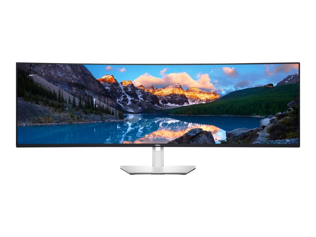 Dell UltraSharp U4924DW - LED-Monitor - gebogen - 124.5 cm (49") - 5120 x 1440 5K Dual QHD @ 60 Hz - IPS Black - 350 cd/m² - 2000:1 - 5 ms - 2xHDMI - DisplayPort - USB-C - Lautsprecher - mit 3 years Basic Hardware Service with Advanced Exchange