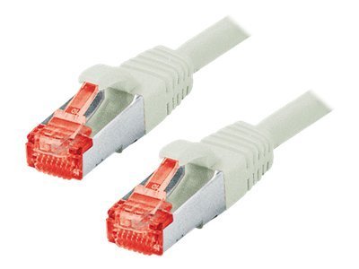 Tecline exertis Connect - Patch-Kabel - RJ-45 (M) zu RJ-45 (M) - 2 m - SFTP - CAT 6 - halogenfrei - Grau