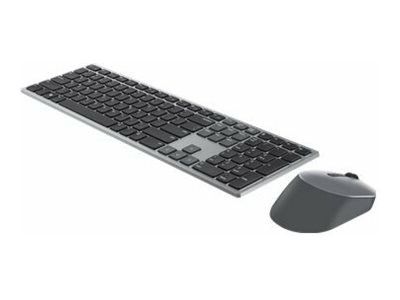 Dell Premier Wireless Keyboard and Mouse KM7321W - Tastatur-und-Maus-Set - kabellos - 2.4 GHz - Bluetooth 5.0 - QWERTZ - Deutsch - Titan Gray