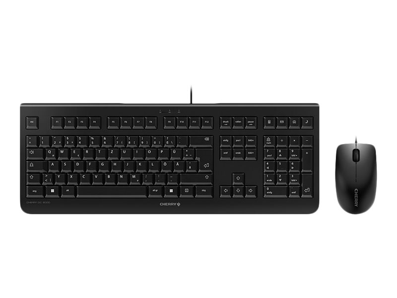 Tastatur + Maus DC 2000 Optical 1200dpi USB - Deutsch - Schwarz Tastatur + Maus DC 2000 Optical 1200dpi USB - Deutsch - Schwarz