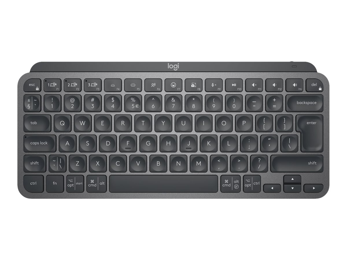 Logitech MX Keys Mini Combo for Business - - hinterleuchtet - kabellos - 2.4 GHz - Bluetooth LE - QWERTZ - Deutsch - Graphite Logitech MX Keys Mini Combo for Business - - hinterleuchtet - kabellos - 2.4 GHz - Bluetooth LE - QWERTZ - Deutsch - Graphite
