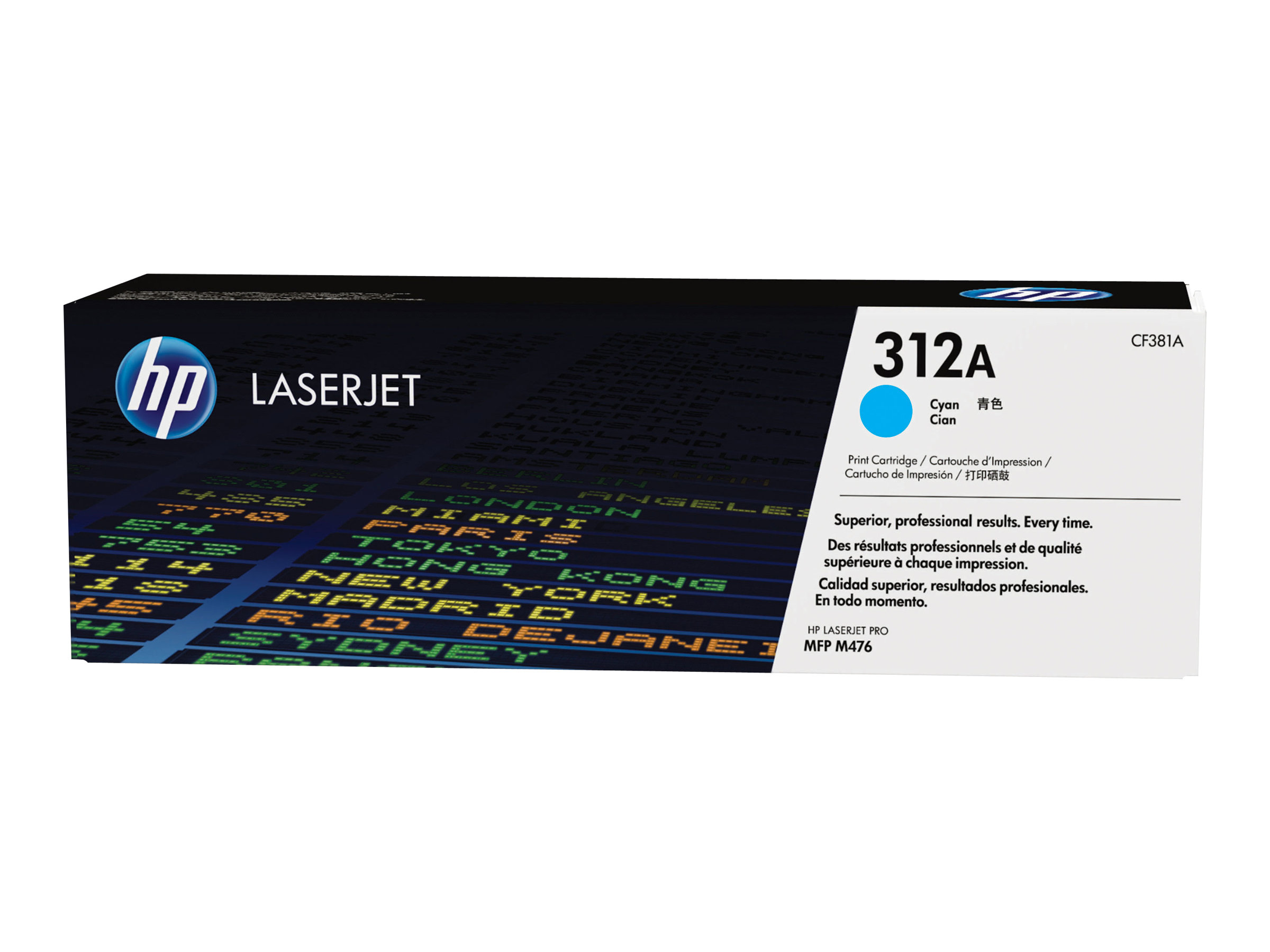 HP 312A - Cyan - Original - LaserJet - Tonerpatrone (CF381A) - für Color LaserJet Pro MFP M476dn - MFP M476dw - MFP M476nw