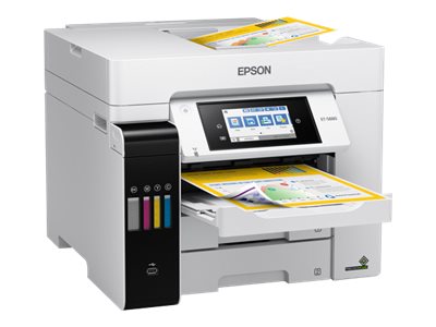 EcoTank ET-5880 - Multifunktionsdrucker - Farbe - (Original) - A4 (Medien) - bis - (Original) - A4 (Medien) - bis zu 25 Seiten/Min. (Drucken) - 550 Blatt - 33.6 Kbps - USB - LAN - Wi-Fi