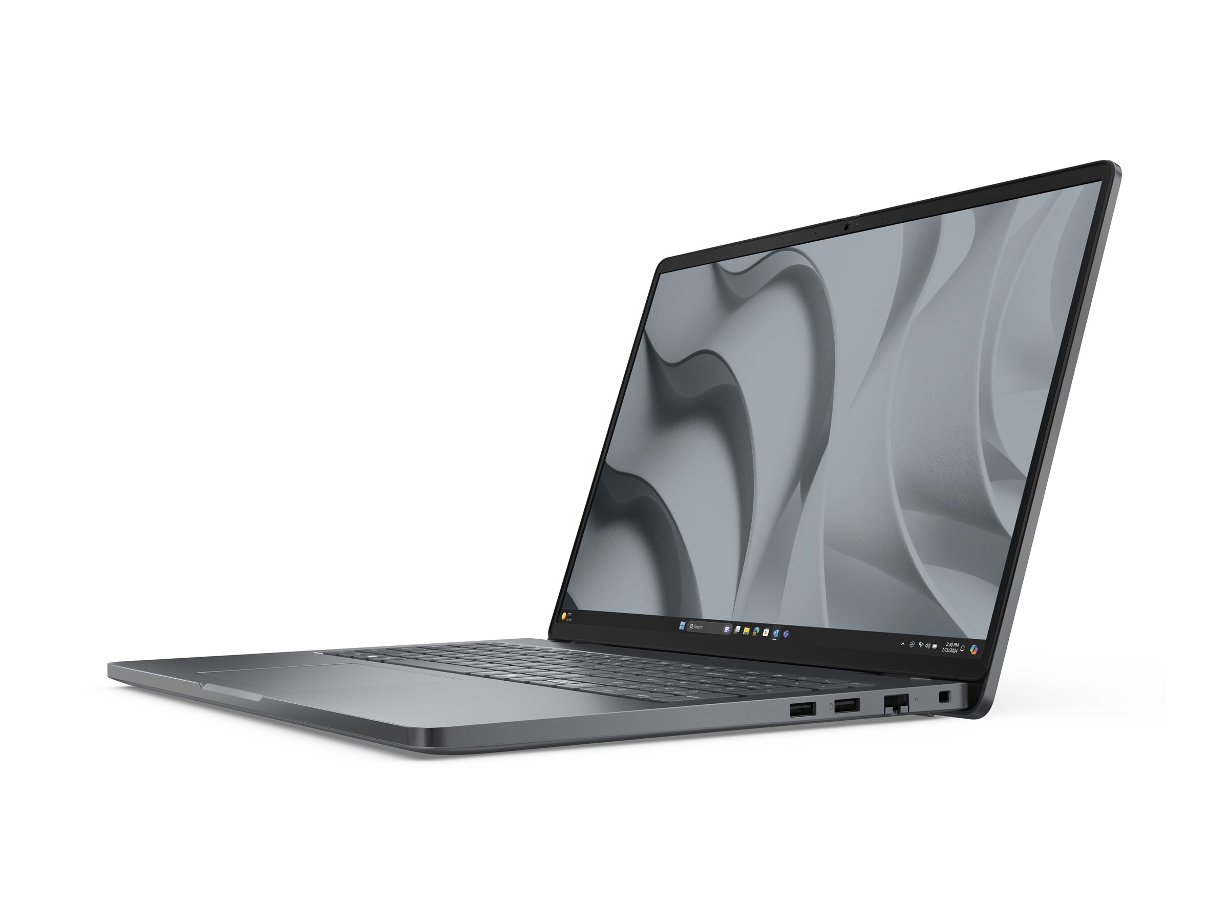 Dell Pro 16 - AMD Ryzen 5 Pro 215 - Win 11 - IPS 1920 x 1200 (Full HD Plus) - Wi-Fi 6E - Magnetit - BTS - mit 1 Jahr Basis Vor-Ort