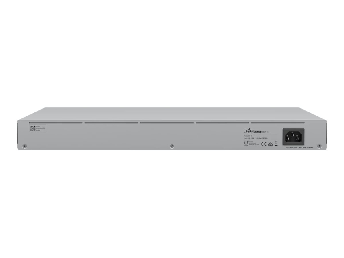Ubiquiti UniFi Switch USW-48 - Switch - managed - 48 x 10/100/1000 + 4 x Gigabit SFP - an Rack montierbar - Desktop