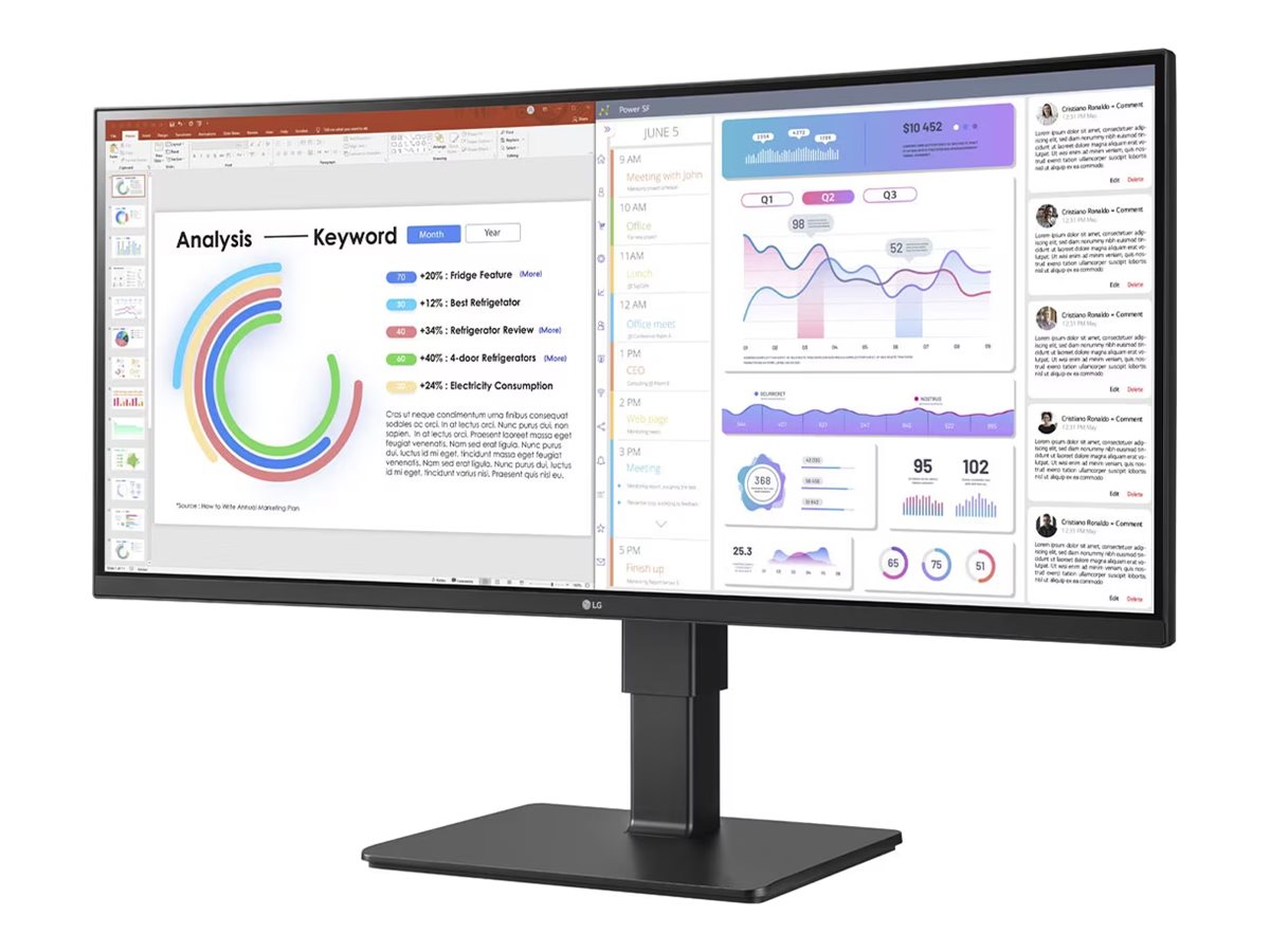 LG UltraWide 34BQ77QB-B - LED-Monitor - gebogen - - 3440 x 1440 UWQHD @ 60 Hz - IPS - 300 cd/m² - 1000:1 - HDR10 - 5 ms - 2xHDMI - DisplayPort - USB-C - Lautsprecher LG UltraWide 34BQ77QB-B - LED-Monitor - gebogen - - 3440 x 1440 UWQHD @ 60 Hz - IPS - 300 cd/m² - 1000:1 - HDR10 - 5 ms - 2xHDMI - DisplayPort - USB-C - Lautsprecher