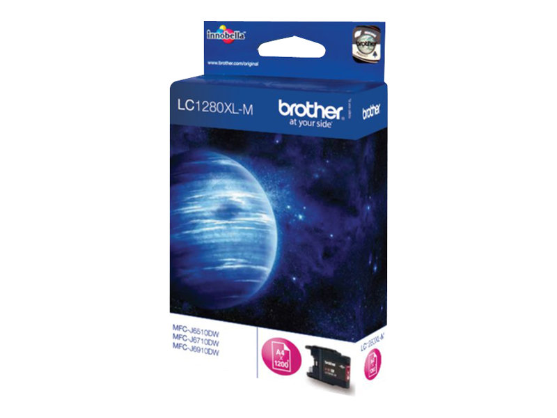 Brother LC1280XLM - Magenta - Original - Tintenpatrone - für Brother MFC-J5910DW - MFC-J6510DW - MFC-J6710DW - MFC-J6910DW
