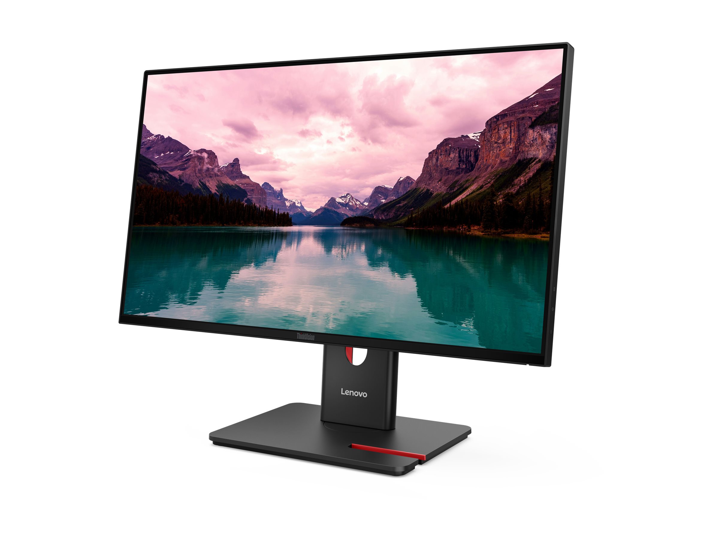 Lenovo ThinkVision T24-40 - LED-Monitor - 61 cm - (23.8" sichtbar) - 1920 x 1080 Full HD (1080p) @ 120 Hz - IPS - 250 cd/m² - 1500:1 - 4 ms - HDMI - VGA - DisplayPort - Raven Black